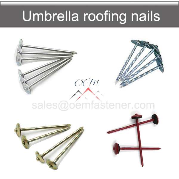 Línea de producción de clavos de cabeza de paraguas para techos